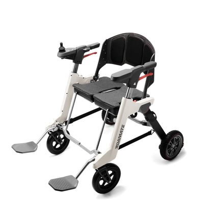 Roamate 3-in-1 Smart Mobility Device – Lightweight Foldable Electric Wheelchair