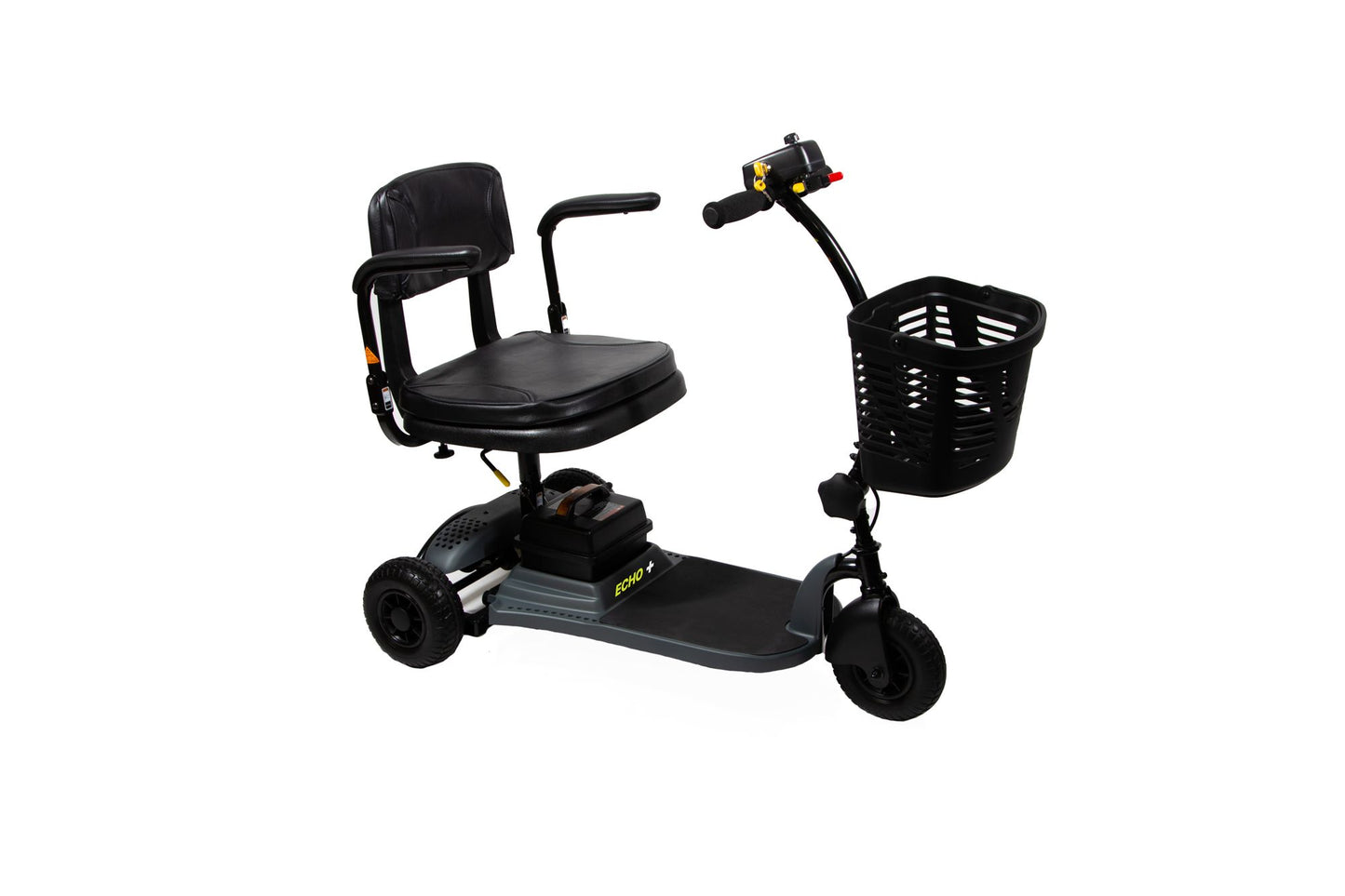 Shoprider Echo+ 3-Wheel Lightweight Mobility Scooter, Precise Turning - Portable For Errands and Airline Travel, Anti-Flat Tires For Seniors