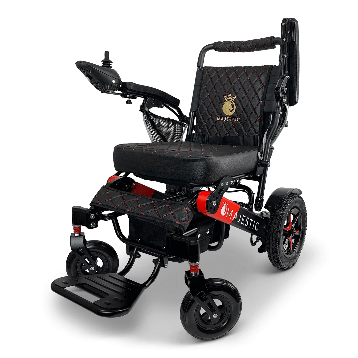 ComfyGo Majestic IQ-7000 Automatic Folding Electric Wheelchair - 350lbs Weight Capacity, Anti Flat Tires For Seniors
