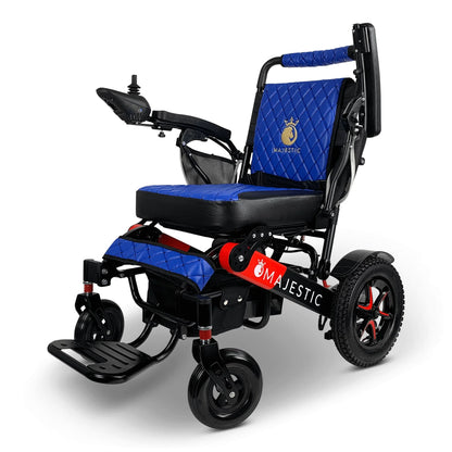 ComfyGo Majestic IQ-7000 Automatic Folding Electric Wheelchair - 350lbs Weight Capacity, Anti Flat Tires For Seniors