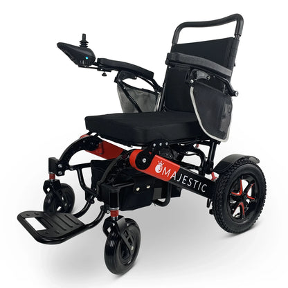 ComfyGo Majestic IQ-7000 Automatic Folding Electric Wheelchair - 350lbs Weight Capacity, Anti Flat Tires For Seniors