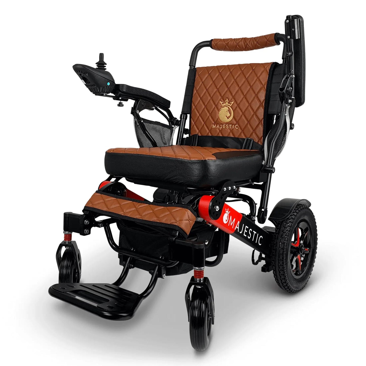 ComfyGo Majestic IQ-7000 Automatic Folding Electric Wheelchair - 350lbs Weight Capacity, Anti Flat Tires For Seniors