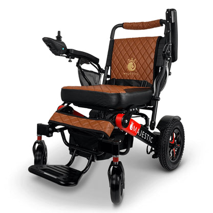 ComfyGo Majestic IQ-7000 Automatic Folding Electric Wheelchair - 350lbs Weight Capacity, Anti Flat Tires For Seniors