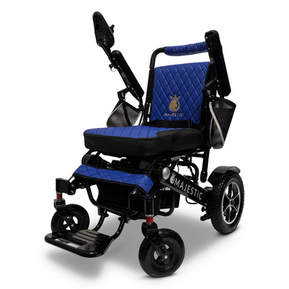 ComfyGo Majestic IQ-7000 Automatic Folding Electric Wheelchair - 350lbs Weight Capacity, Anti Flat Tires For Seniors