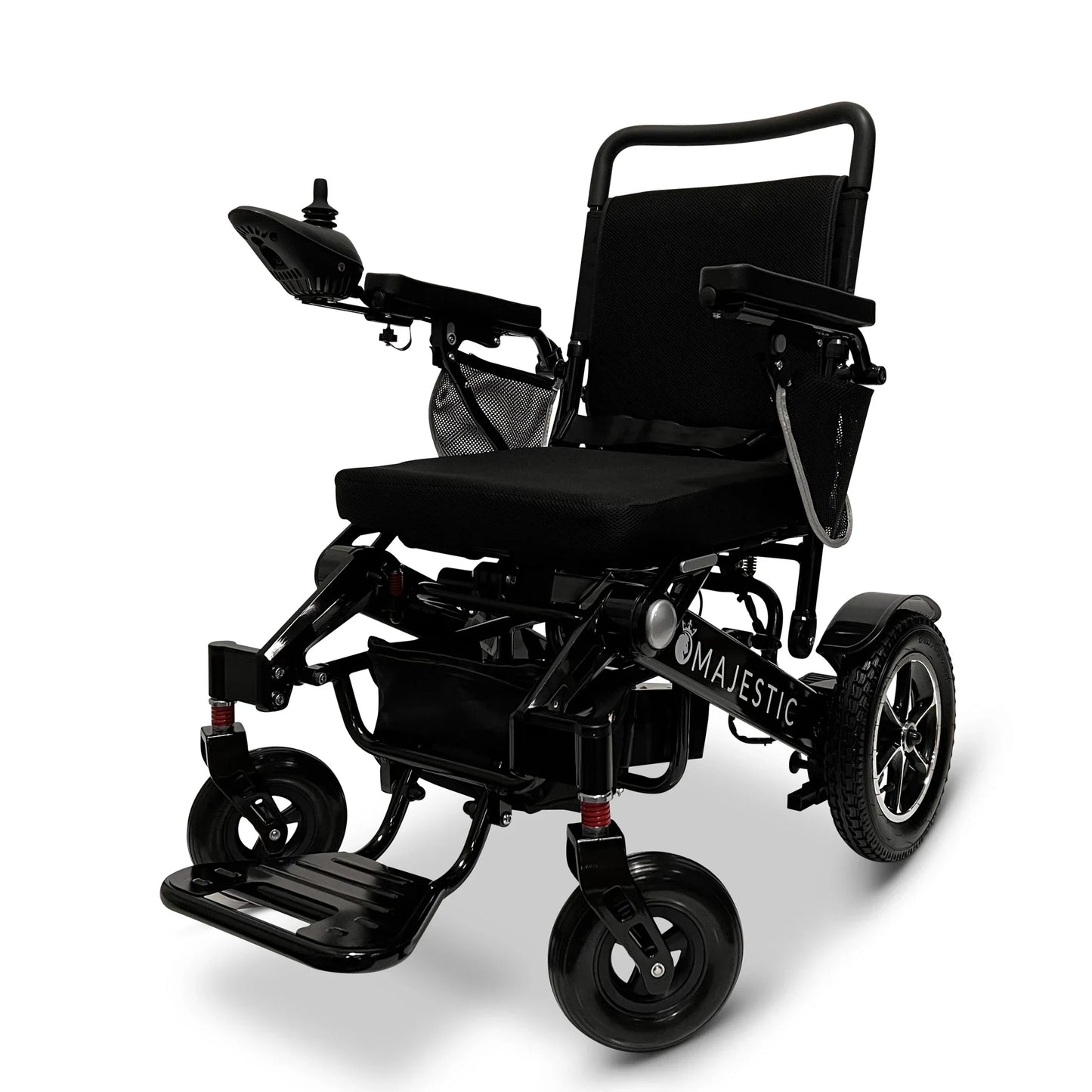 ComfyGo Majestic IQ-7000 Automatic Folding Electric Wheelchair - 350lbs Weight Capacity, Anti Flat Tires For Seniors