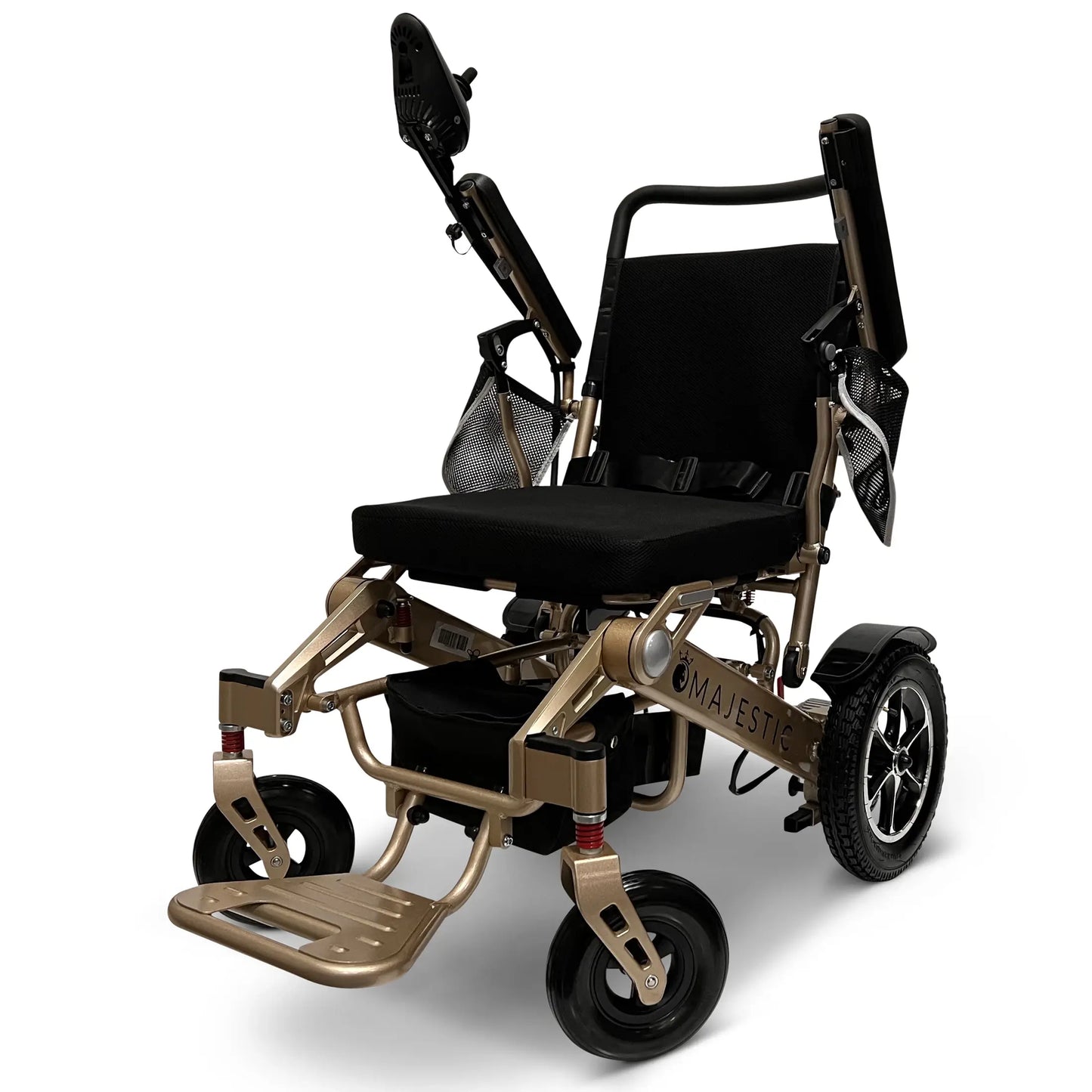 ComfyGo Majestic IQ-7000 Automatic Folding Electric Wheelchair - 350lbs Weight Capacity, Anti Flat Tires For Seniors