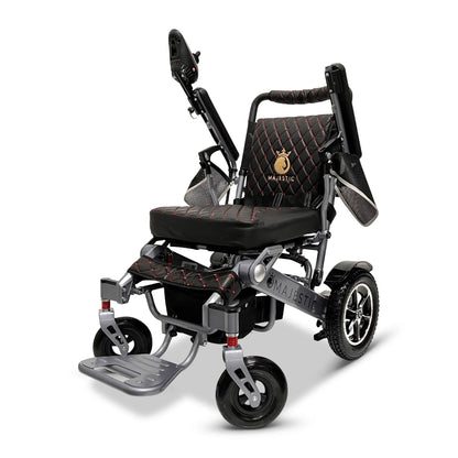 ComfyGo Majestic IQ-7000 Automatic Folding Electric Wheelchair - 350lbs Weight Capacity, Anti Flat Tires For Seniors